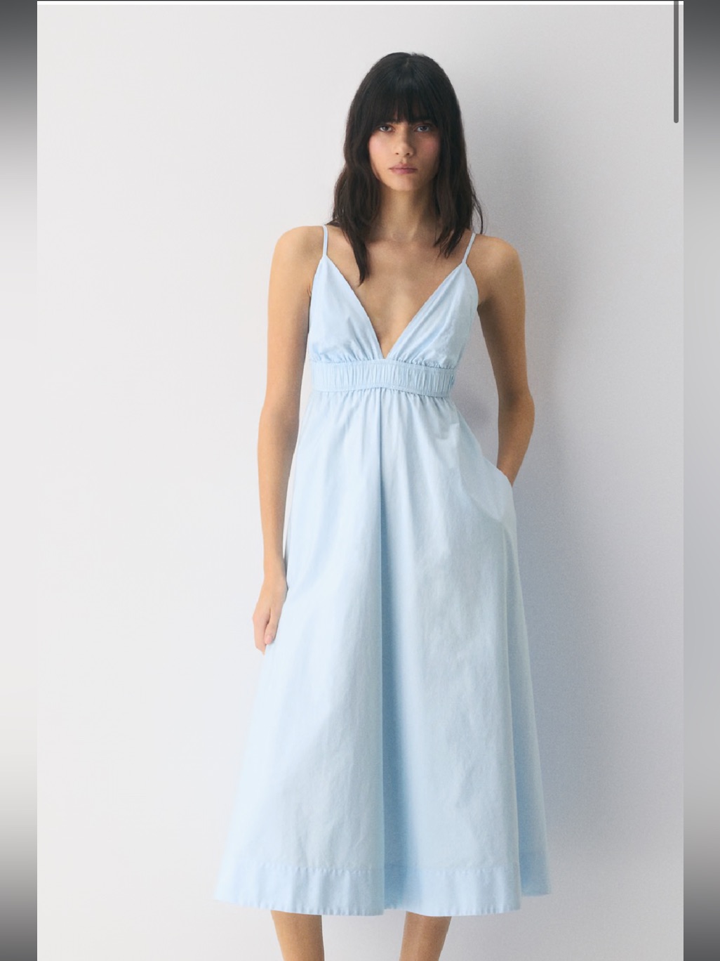 Aritzia Encourage Dress In Villa Blue